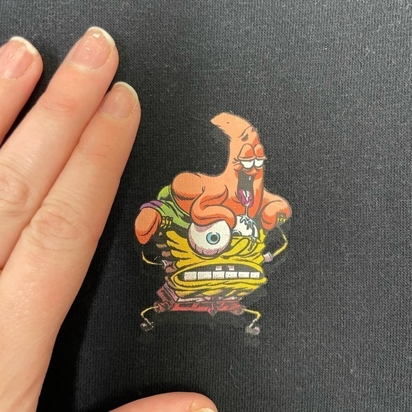 Spongebob X H&M hoodie graphic comic - Picture 3 of 8
